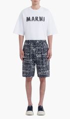 Scribble Motif Shorts