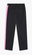 Satin Panel Tailored Pants