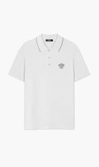 POLO PIQUET FABRIC MEDUSA EMBROIDERY