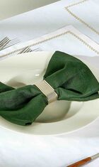 Feliz Napkin Dark Green