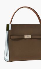 Lee Radziwill Pebbled Small Double Bag