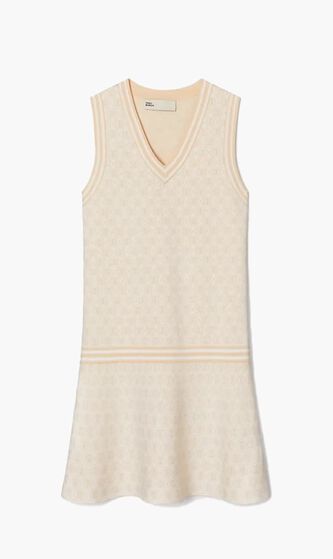 T Monogram Tech Knit Dress