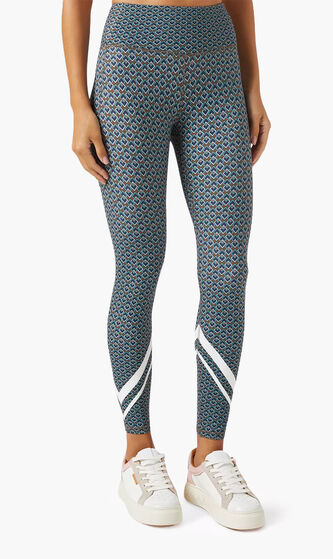 TORY SPORT PRINTED HIGH-RISE WEIGHTLESS 78 LEGGINGS
