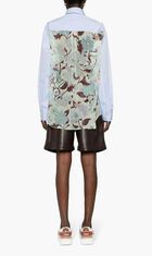 CHIFFON BACK OVERSIZED SHIRT