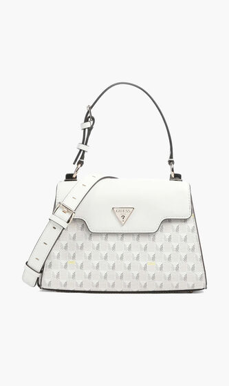 G Wave Top Handle Flap Handbag
