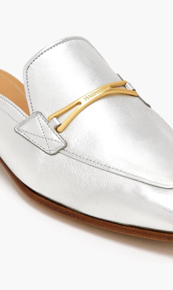 Leather slippers