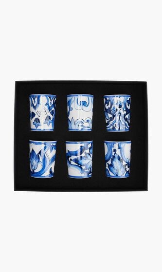 DGA MEDITERRANEAN BLUE 6 PIECES GLASS SET