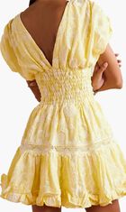 Embroidered Cotton Voile Mini Dress