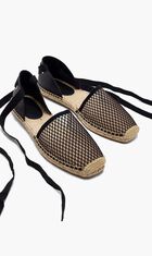 ESPADRILLE MESH BLACK