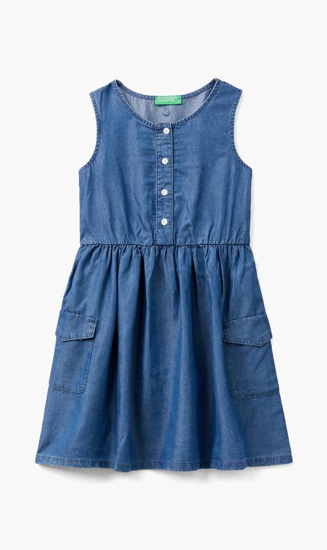 Chambray Shirt Dress