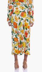 Print maxi skirt