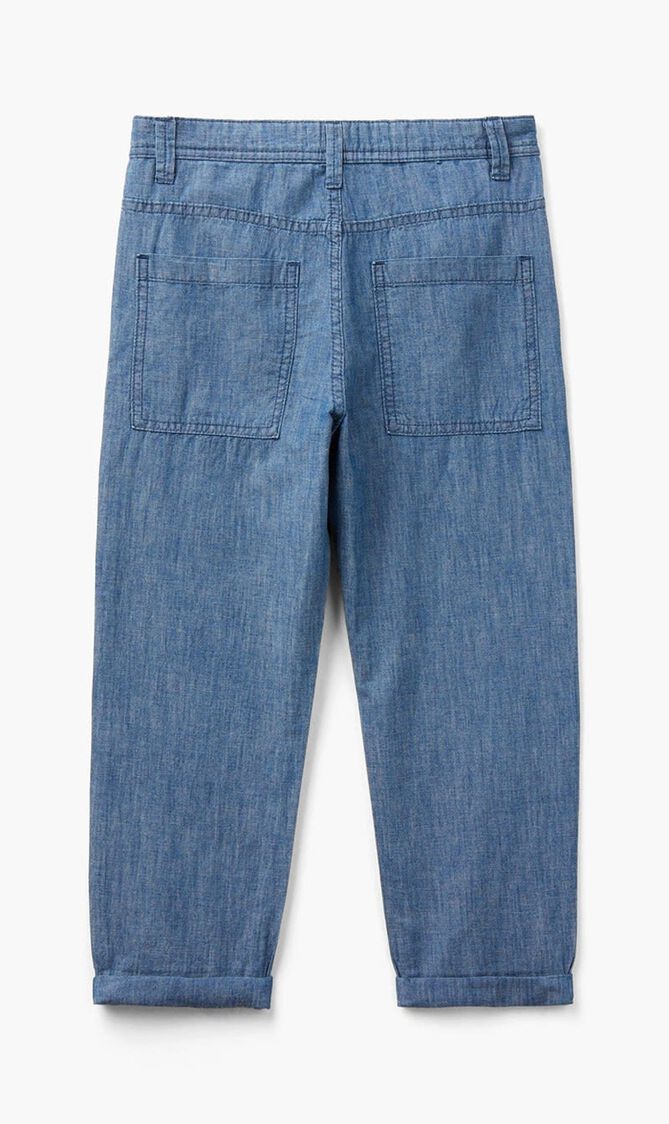 Linen Blend Chino Pants
