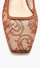 ANDREA WAZEN Julie lace ballerinas