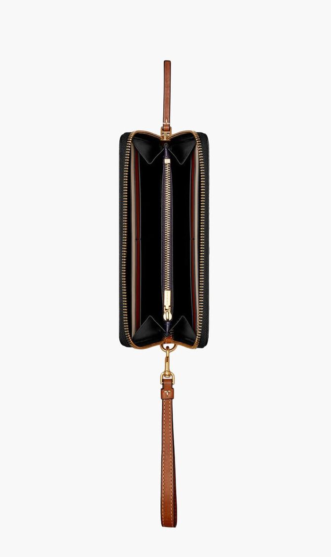 Robinson Pebbled Zip Continental Wallet