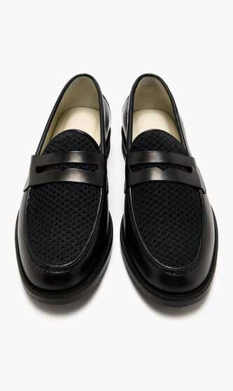 Wilde Rattan Penny loafers