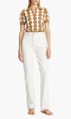 Mid-rise Slim Straight Jean