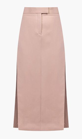 MIDI SKIRT GABARDINE BEIGE