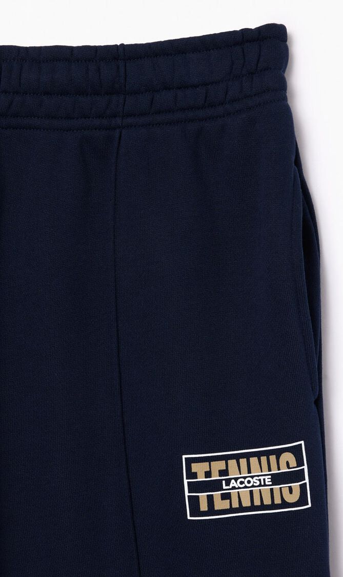 Tennis Print Cotton Jogger Track Pants