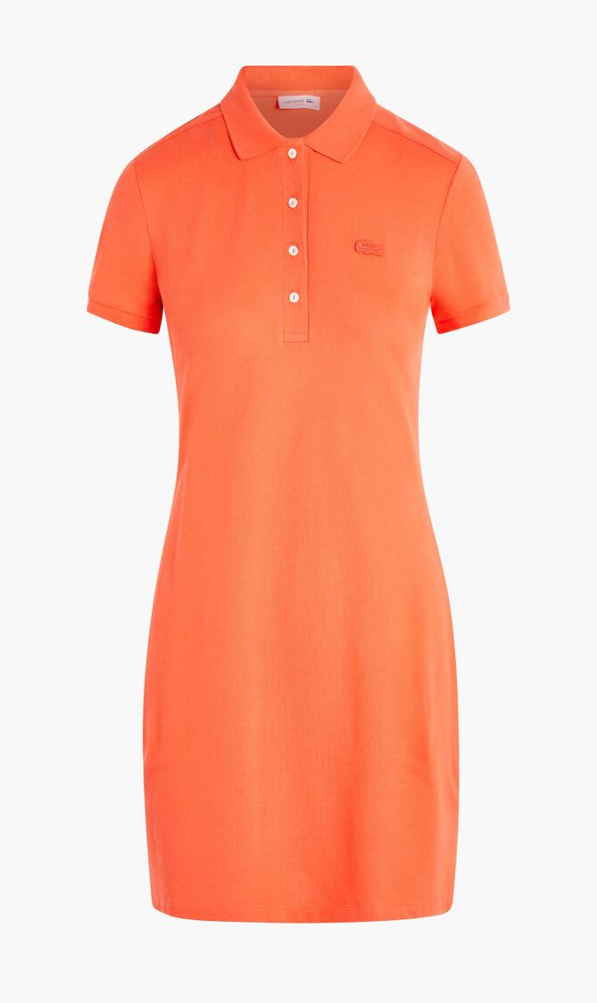 Stretch Pique Polo Dress