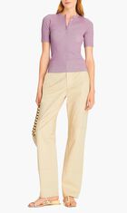 Viscose Ribbed Henley