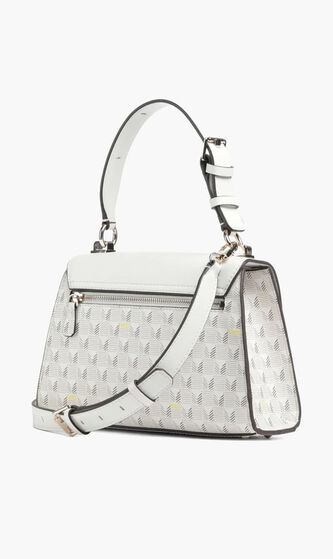 G Wave Top Handle Flap Handbag