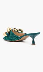 Falabella Crystal Embellished Mules