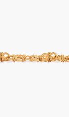KJY 18" GOLD KNOTTED CHAIN NECKLACE W LOBSTER CLAW CLASP