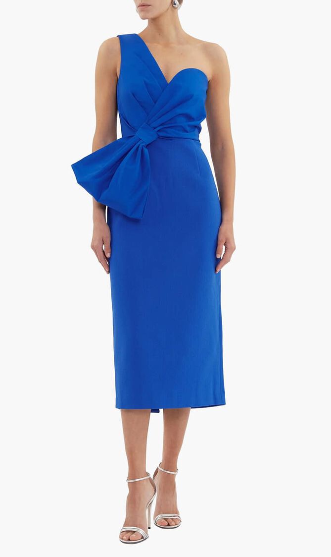 Antonella One Shoulder Midi Dress