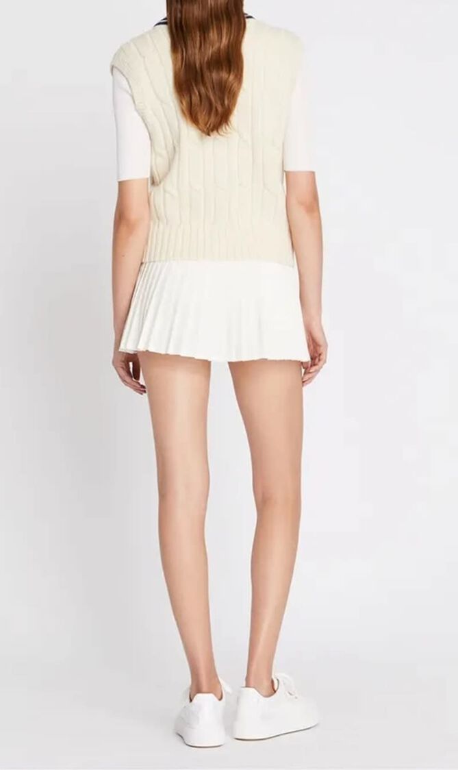 Cable Knit Vest