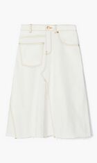 DENIM DECONSTRUCTED SKIRT