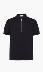 Zip Collar Polo T-Shirt