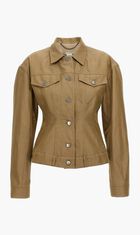 WAISTED BUTONNED JACKET