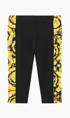 Barocco Print Cotton Leggings