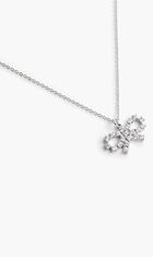 Micro Crystal Bow Necklace