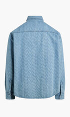 LSLV AOP LOGO DENIM SHIRT