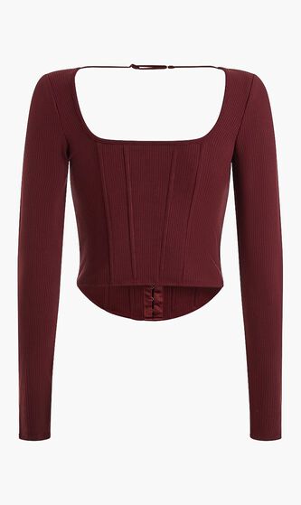 Hook  Eye Tanashay Rib Top