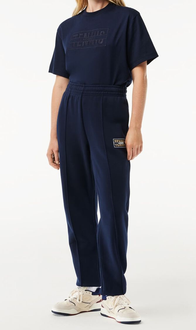 Tennis Print Cotton Jogger Track Pants