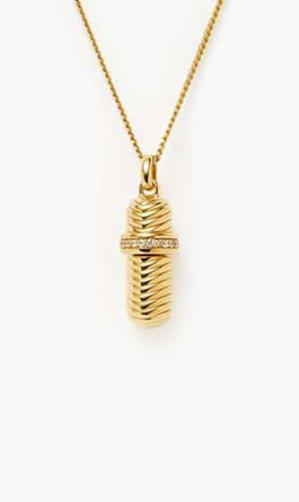 Bottle Ridge Pendant Necklace
