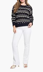 Openwork Knit Sweater
