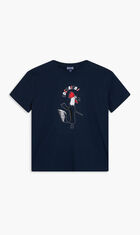 TEDDY TEE SHIRT CR24 COCORICO TS BLEU MARINE