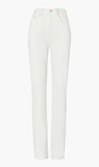 Mid-rise Slim Straight Jean