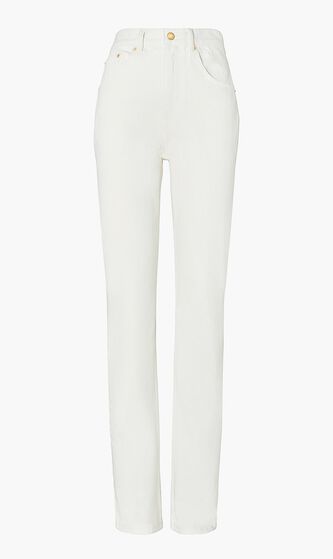 Mid-rise Slim Straight Jean