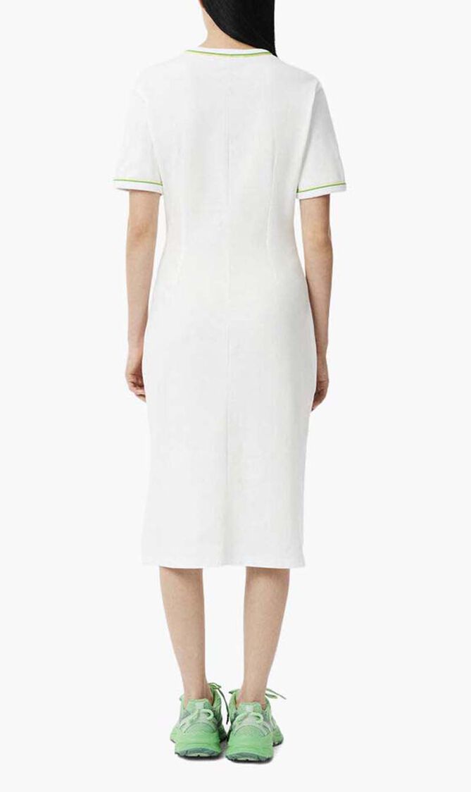Trim Accent Jersey T-shirt Dress