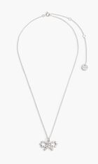 Micro Crystal Bow Necklace