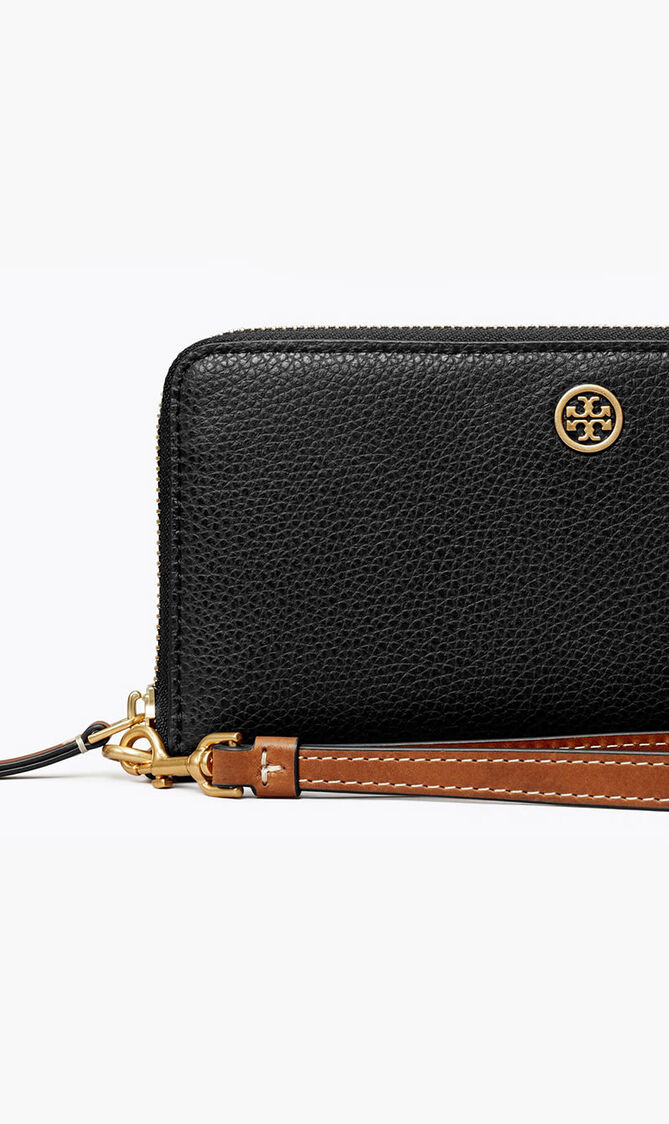 Robinson Pebbled Zip Continental Wallet