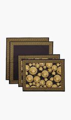 VSC MEDUSA AMPLIFIED NAPKIN  PLACEMAT SET BLACK