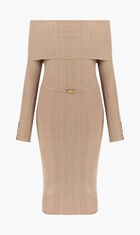 Giada Long Sleeve Off Shoulder Dress
