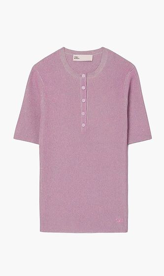 Viscose Ribbed Henley