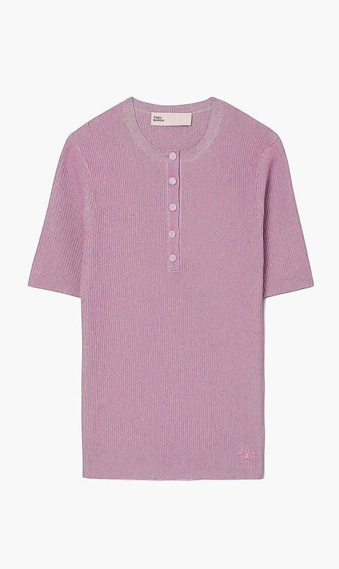 Viscose Ribbed Henley