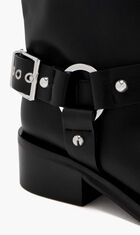 Biker tubular mid shaft boots